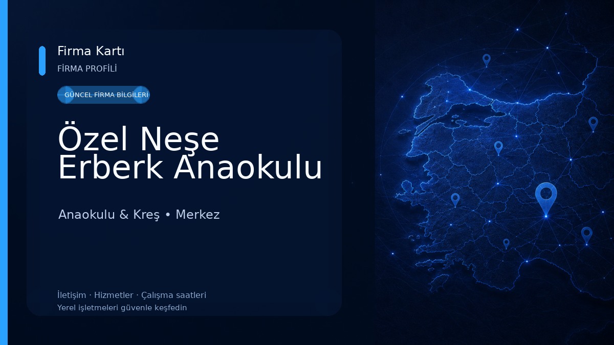 Özel Neşe Erberk Anaokulu