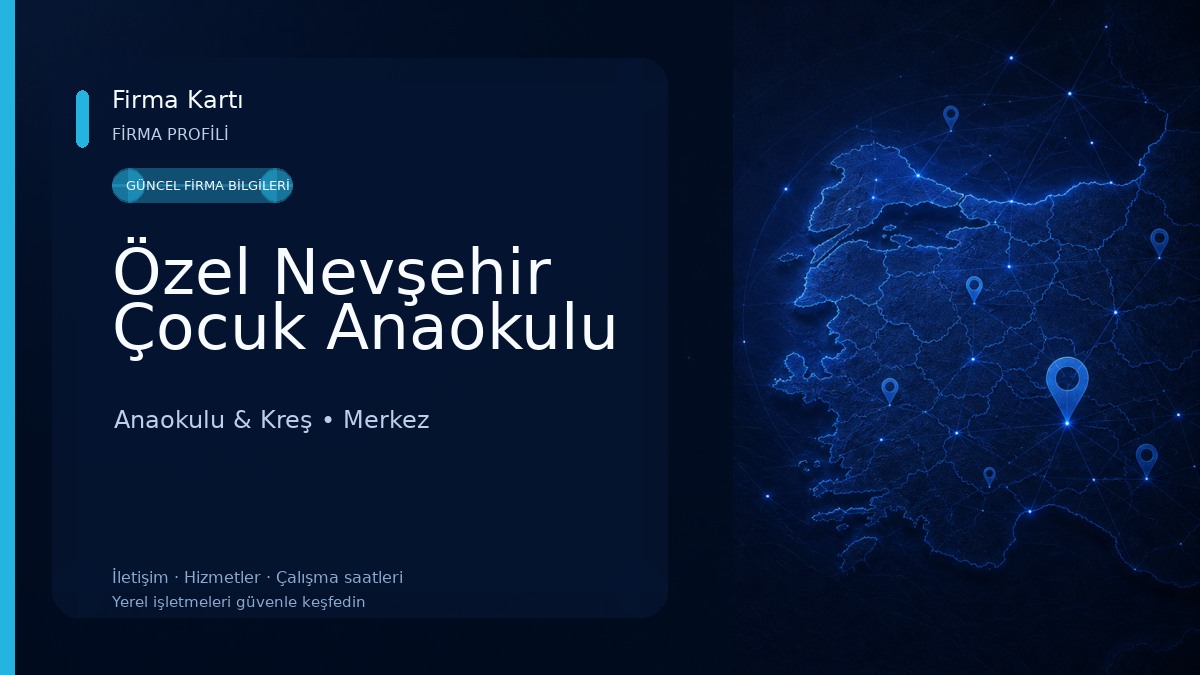 Özel Nevşehir Çocuk Anaokulu Anaokulu & Kreş