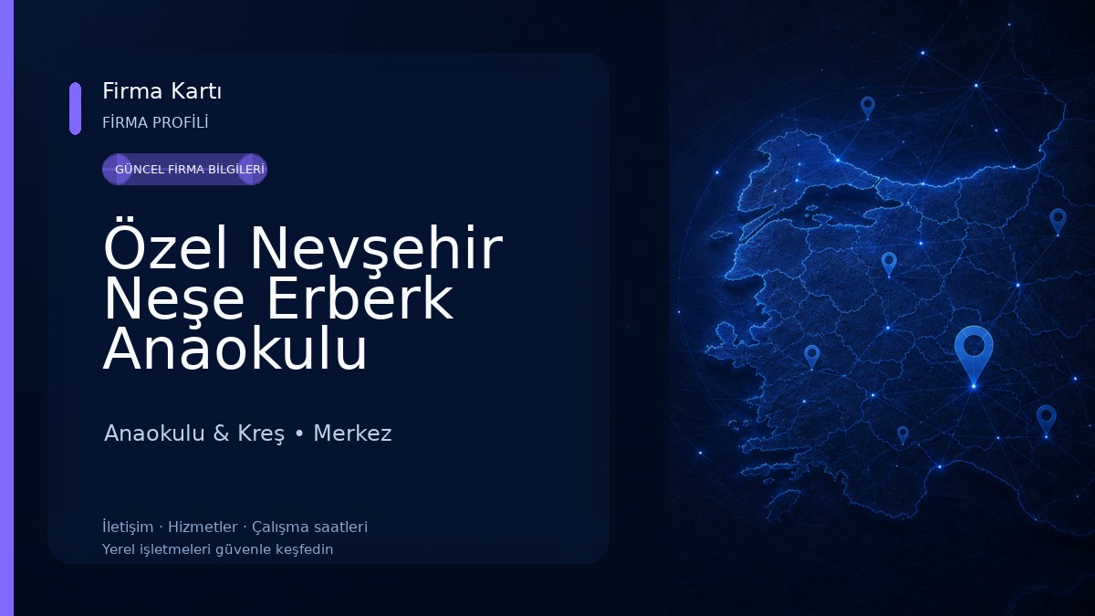 Özel Nevşehir Neşe Erberk Anaokulu