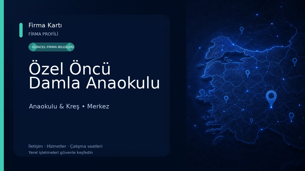 Özel Öncü Damla Anaokulu Anaokulu & Kreş