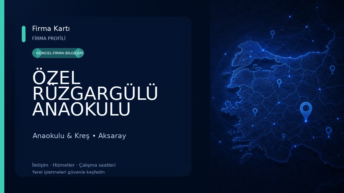 ÖZEL RÜZGARGÜLÜ ANAOKULU