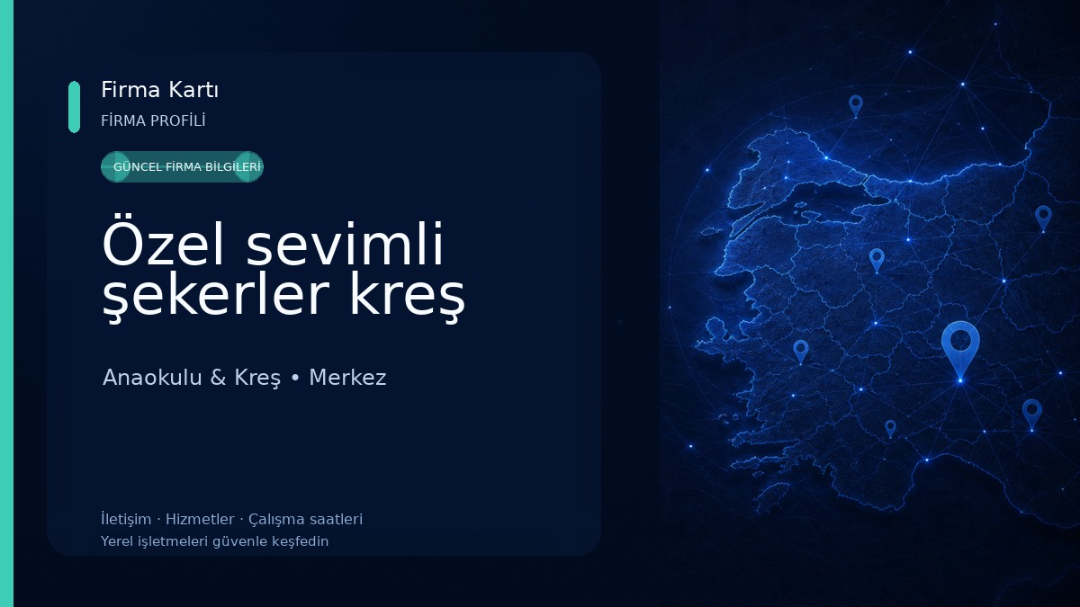 Özel sevimli şekerler kreş Anaokulu & Kreş