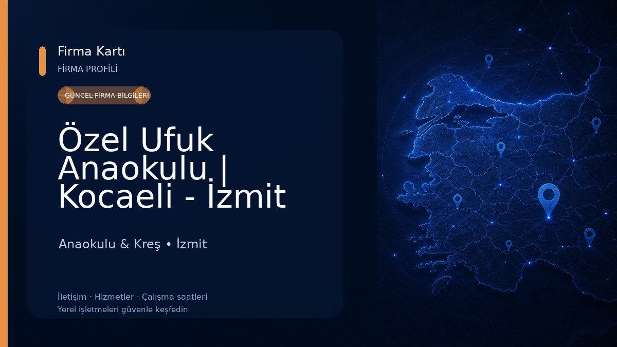 Özel Ufuk Anaokulu | Kocaeli - İzmit Anaokulu Anaokulu & Kreş