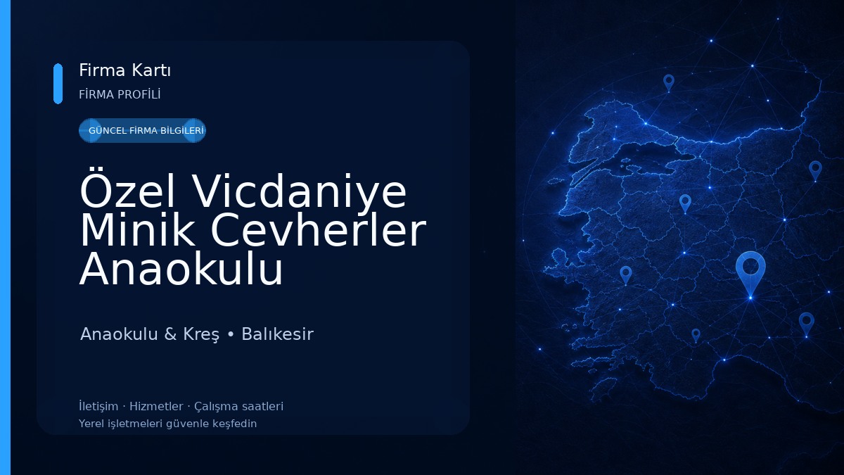 Özel Vicdaniye Minik Cevherler Anaokulu