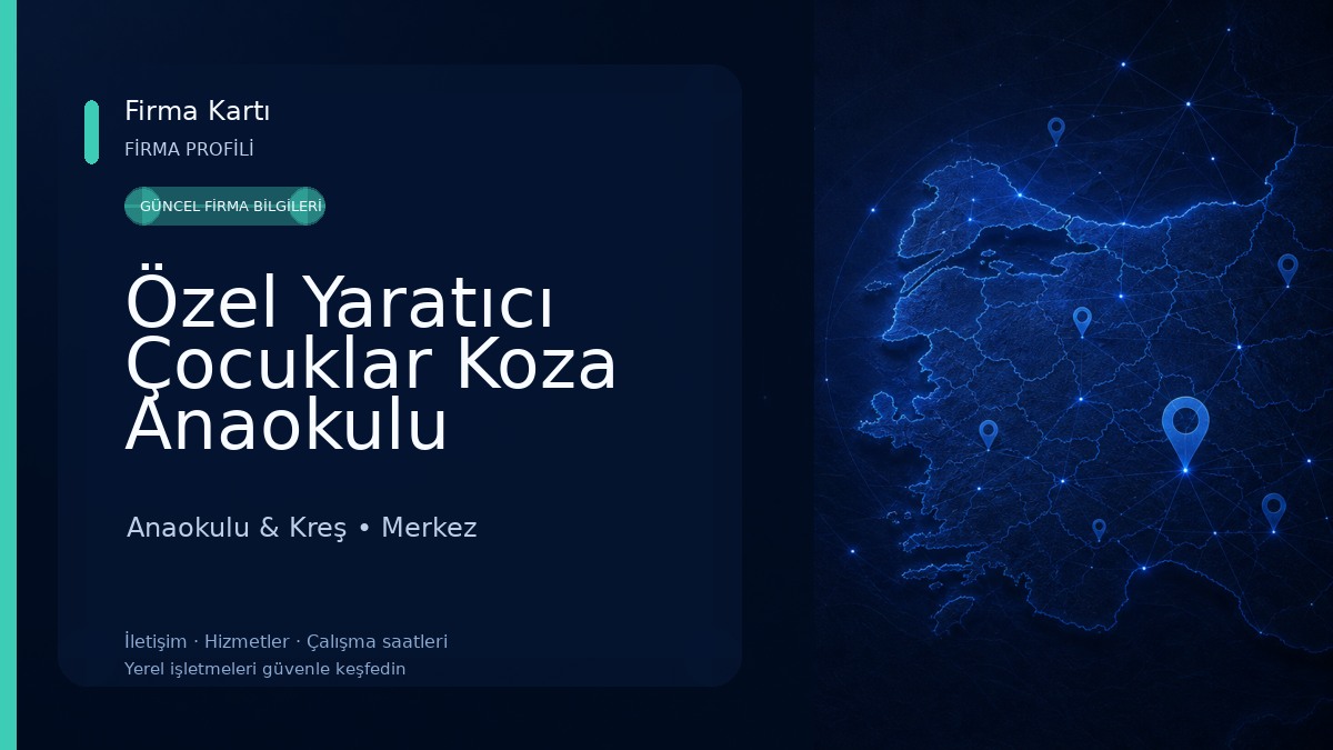 Özel Yaratıcı Çocuklar Koza Anaokulu