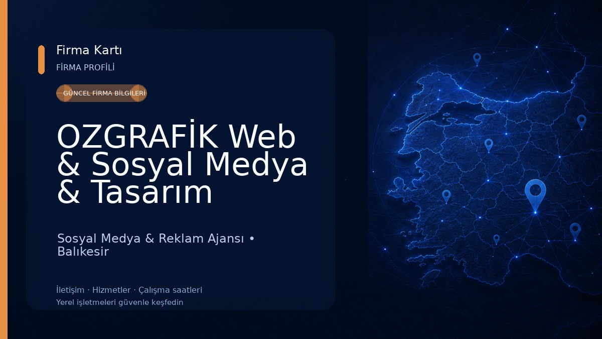 OZGRAFİK Web & Sosyal Medya & Tasarım