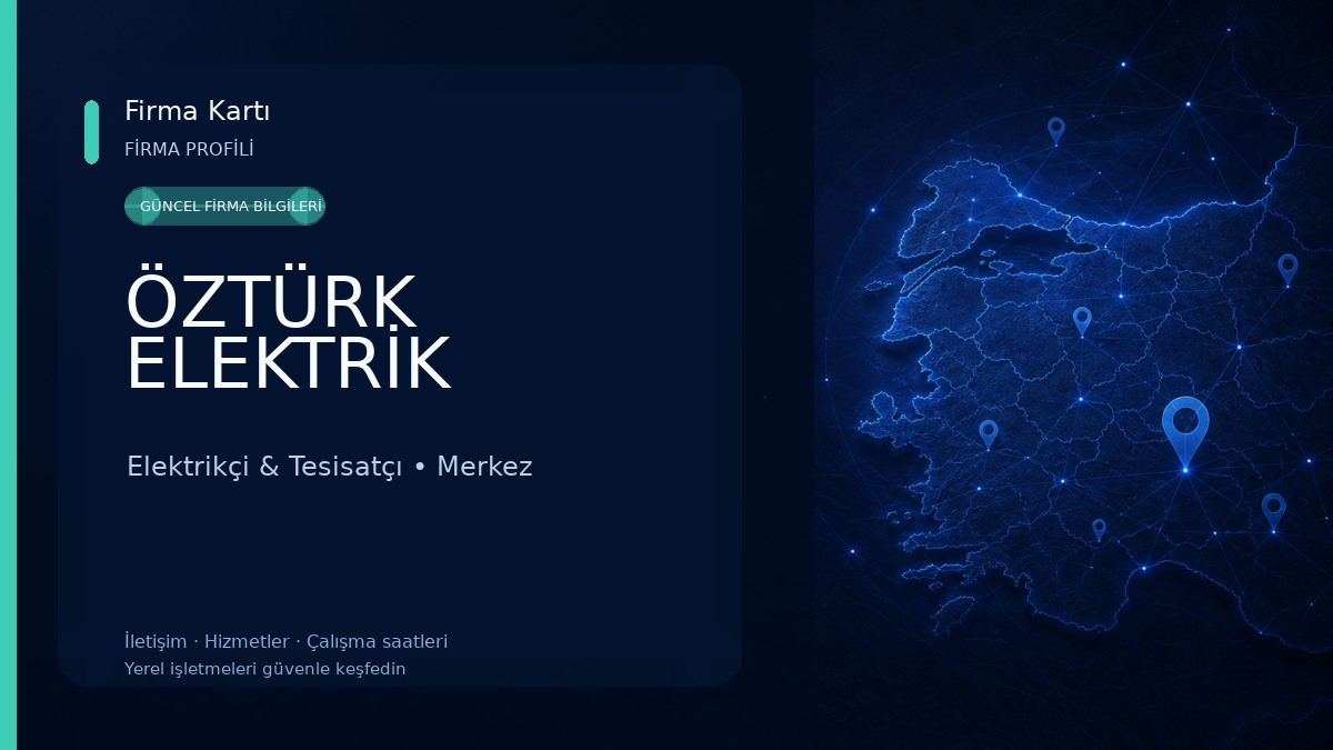 ÖZTÜRK ELEKTRİK