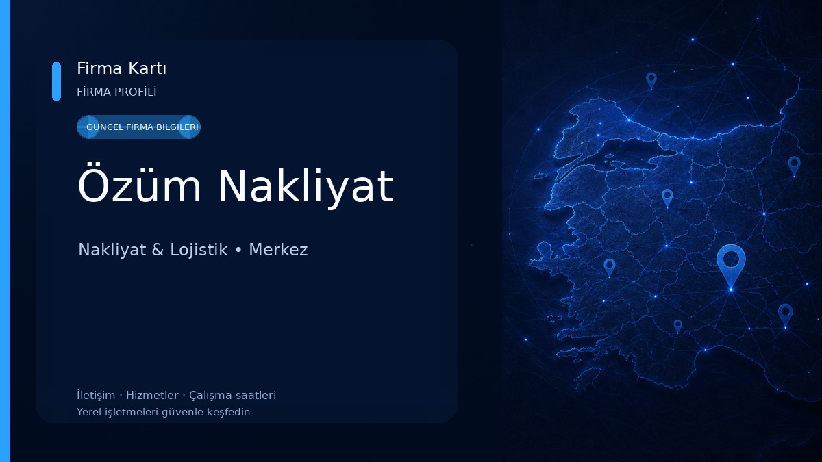 Özüm Nakliyat
