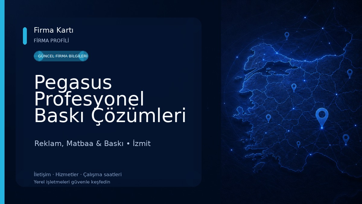 Pegasus Profesyonel Baskı Çözümleri Reklam, Matbaa & Baskı