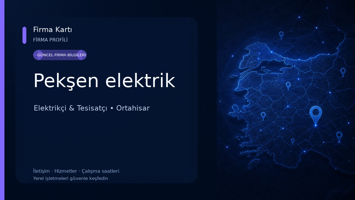 Pekşen elektrik