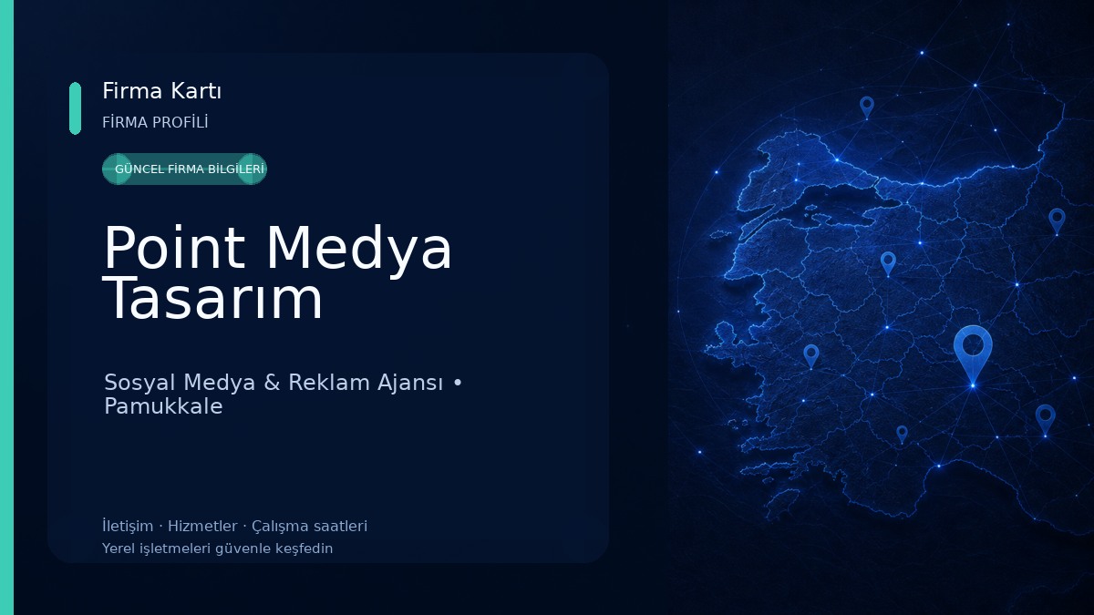 Point Medya Tasarım Sosyal Medya & Reklam Ajansı