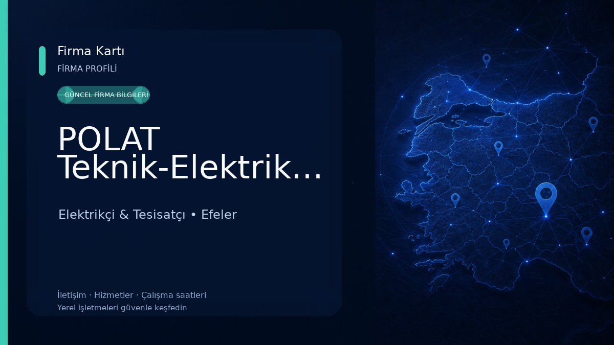 POLAT Teknik-Elektrik-Elektronik Elektrikçi & Tesisatçı
