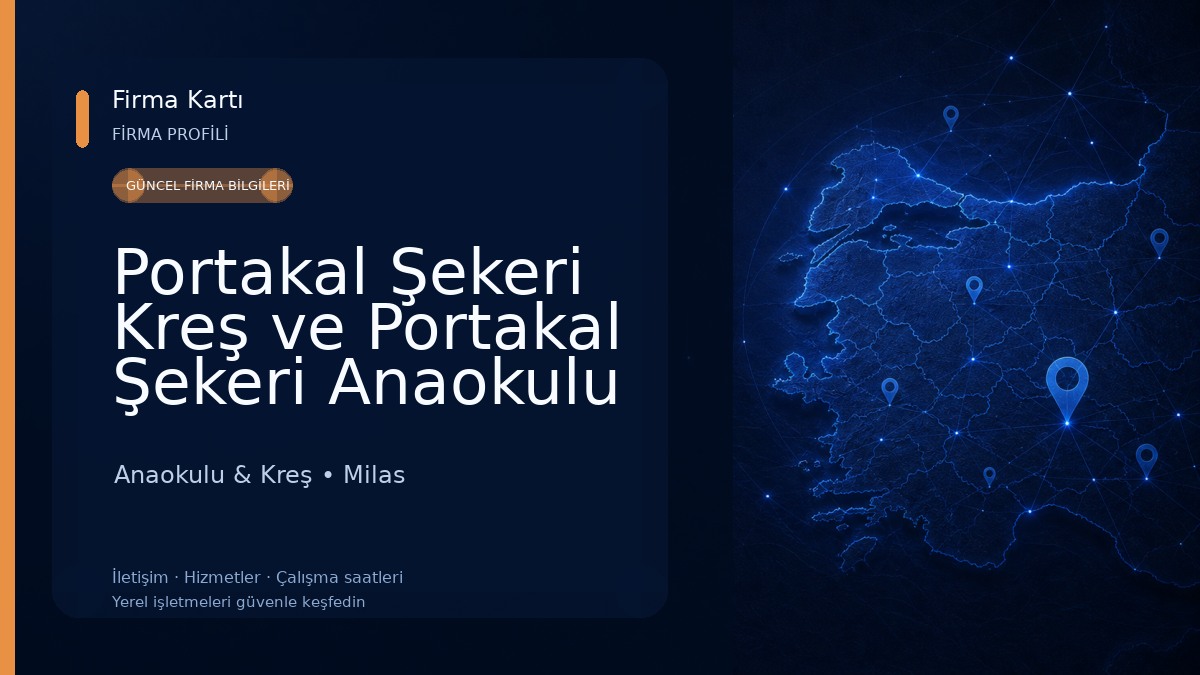 Portakal Şekeri Kreş ve Portakal Şekeri Anaokulu Anaokulu & Kreş