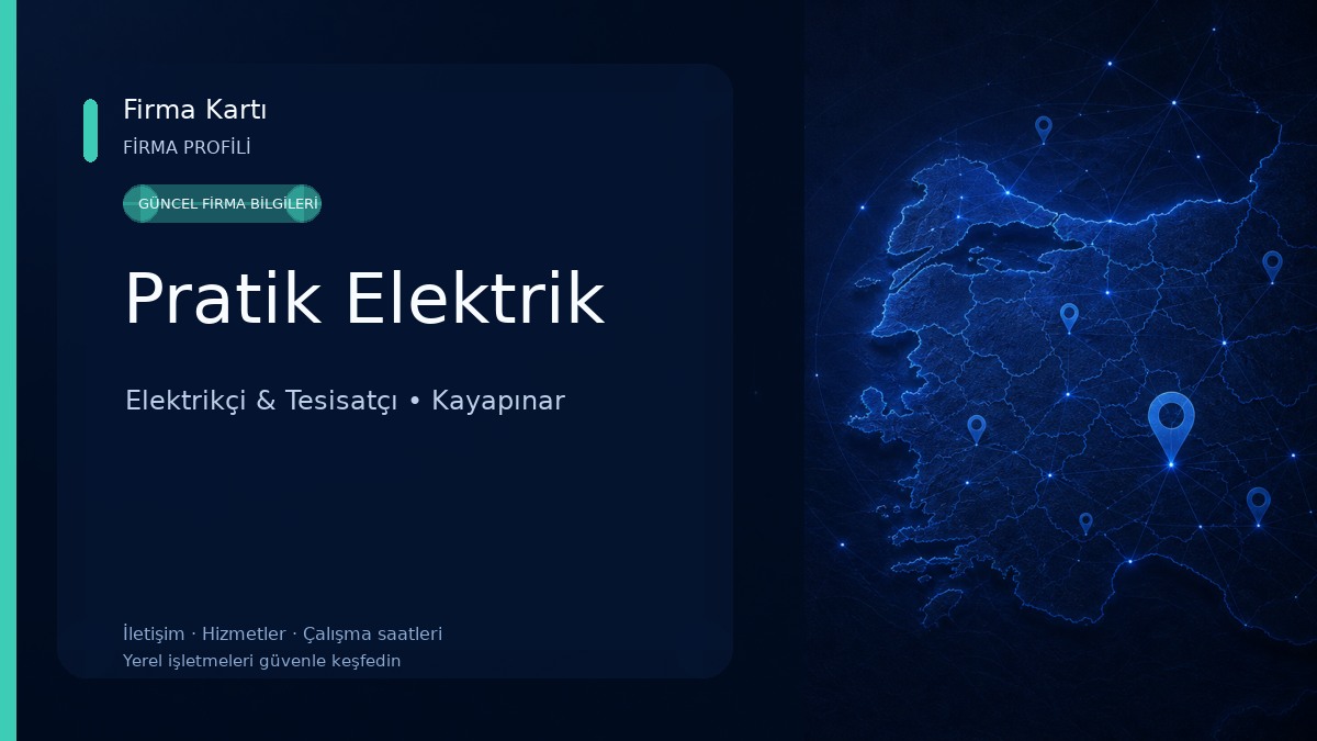 Pratik Elektrik Elektrikçi & Tesisatçı