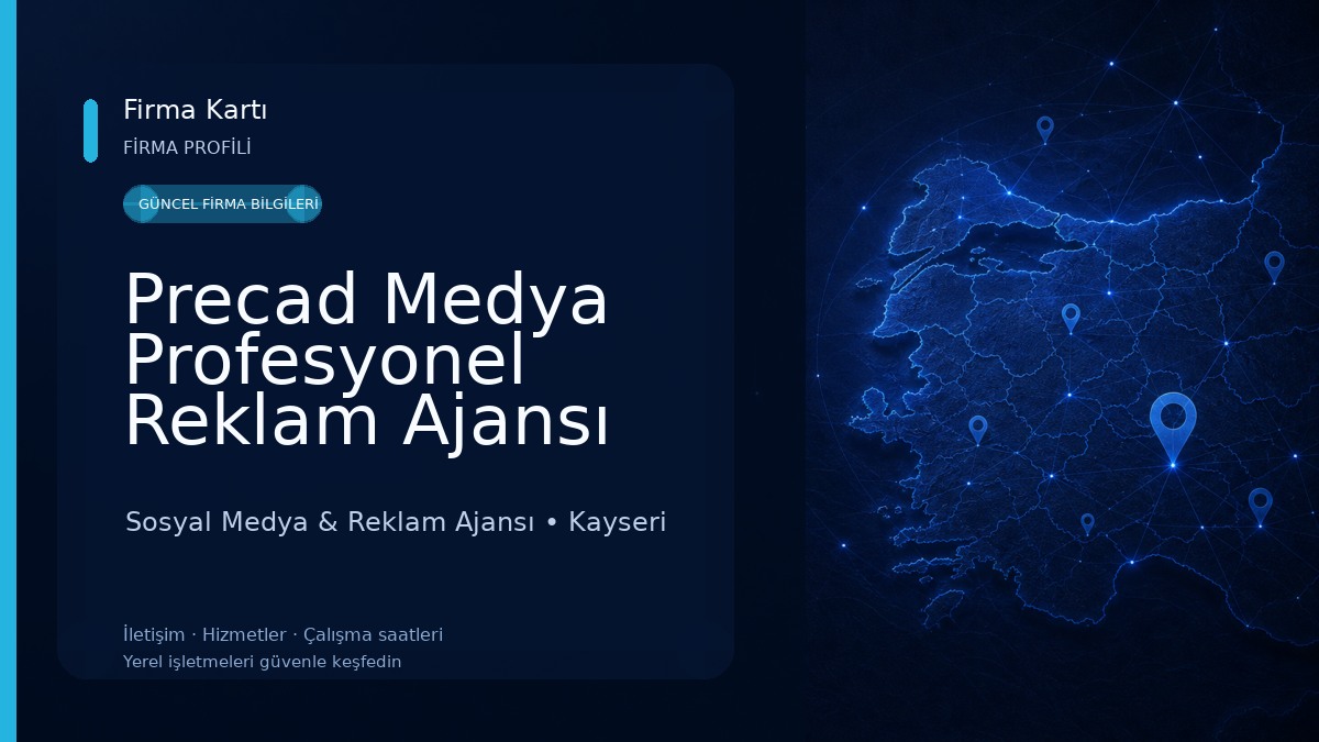 Precad Medya Profesyonel Reklam Ajansı Sosyal Medya & Reklam Ajansı