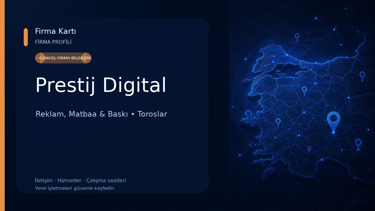 Prestij Digital Reklam, Matbaa & Baskı