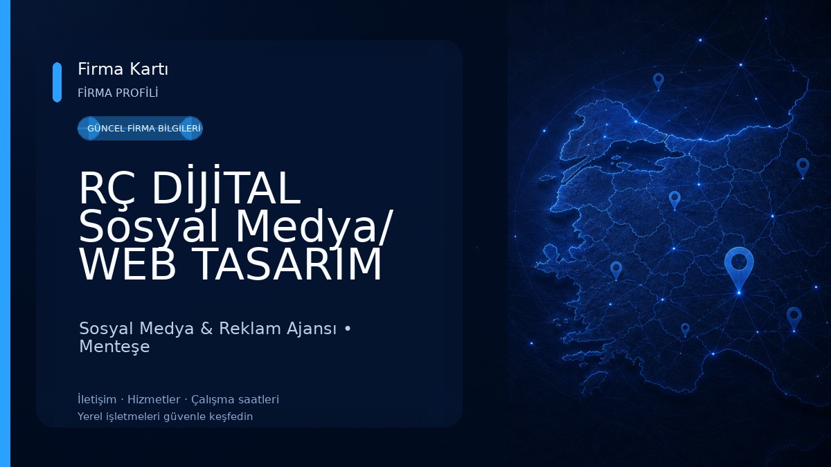 RÇ DİJİTAL Sosyal Medya/ WEB TASARIM