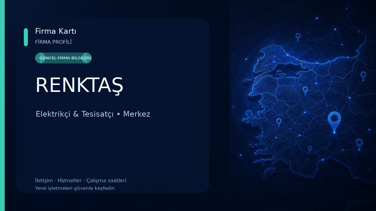 RENKTAŞ Elektrikçi & Tesisatçı