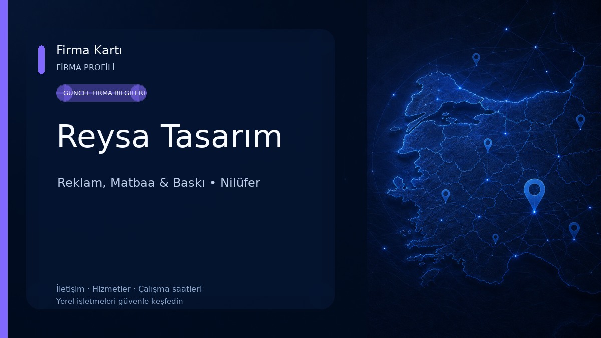 Reysa Tasarım Reklam, Matbaa & Baskı