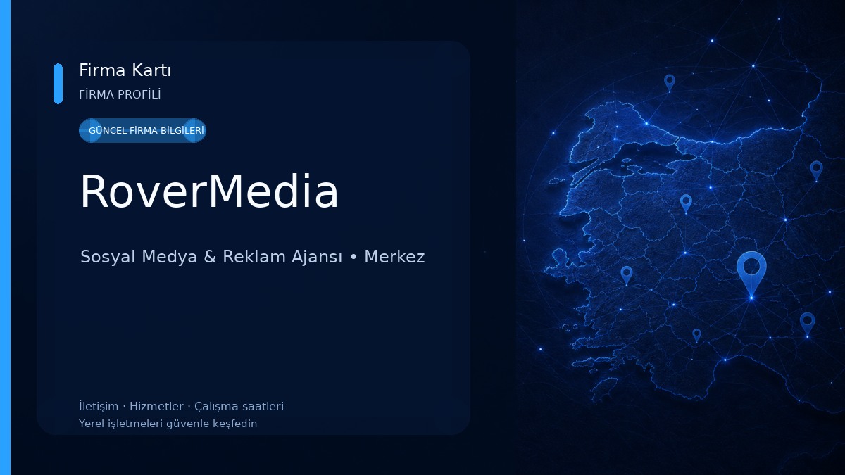 RoverMedia Sosyal Medya & Reklam Ajansı