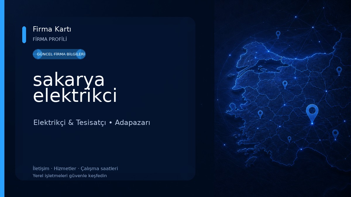 sakarya elektrikci