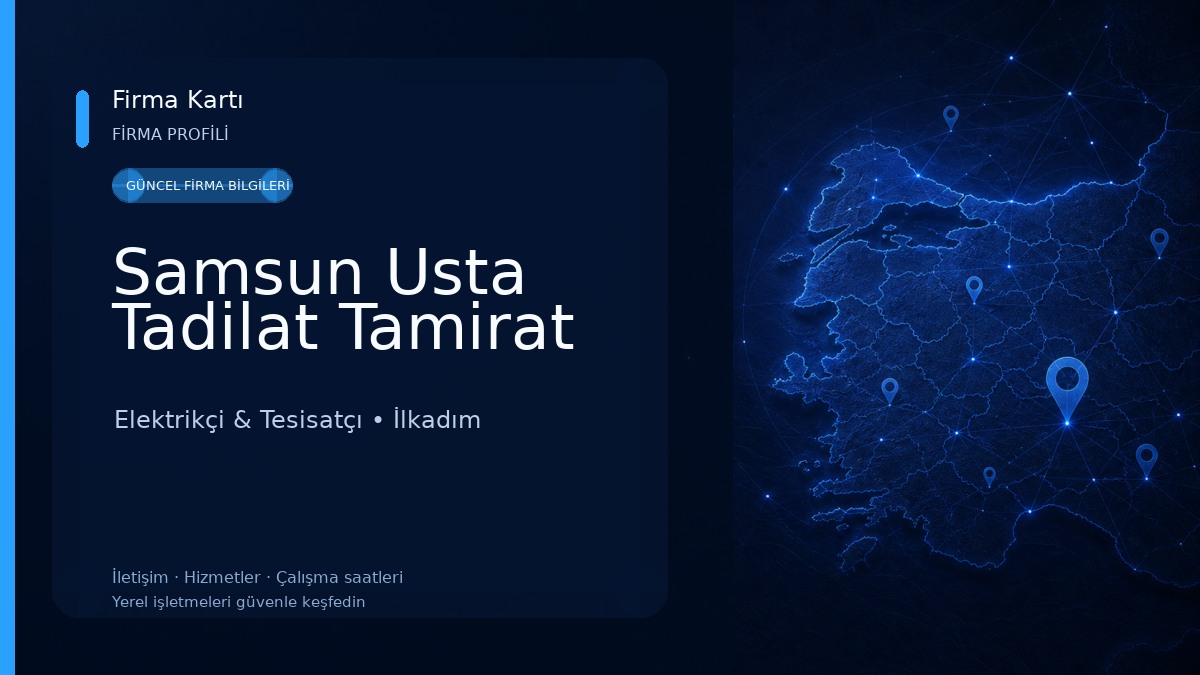 Samsun Usta Tadilat Tamirat Elektrikçi & Tesisatçı