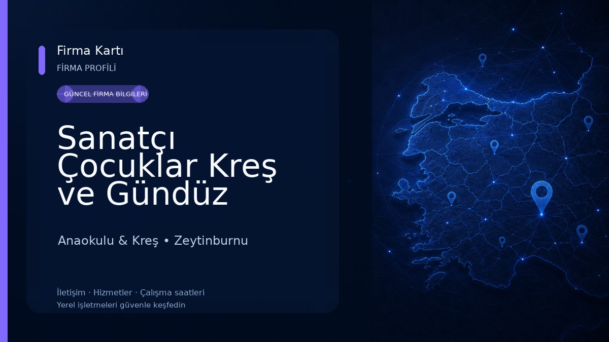 Sanatçı Çocuklar Kreş ve Gündüz Bakımevi Anaokulu & Kreş
