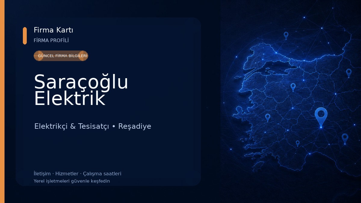 Saraçoğlu Elektrik Elektrikçi & Tesisatçı