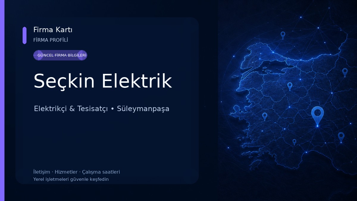 Seçkin Elektrik Elektrikçi & Tesisatçı