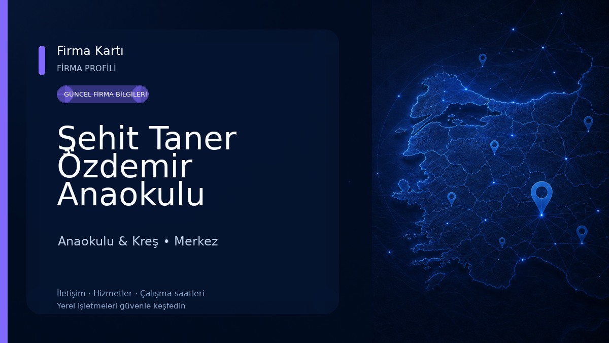 Şehit Taner Özdemir Anaokulu