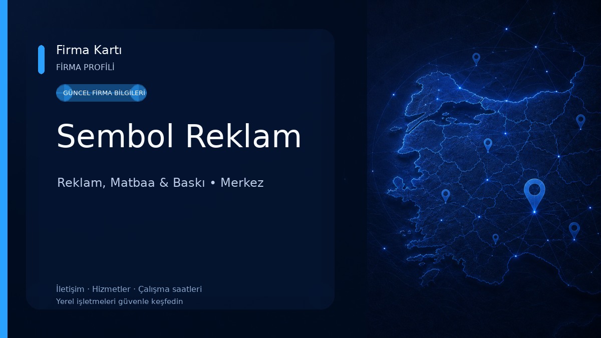 Sembol Reklam Reklam, Matbaa & Baskı