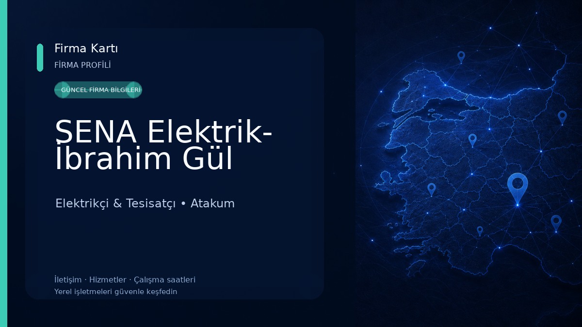 SENA Elektrik- İbrahim Gül