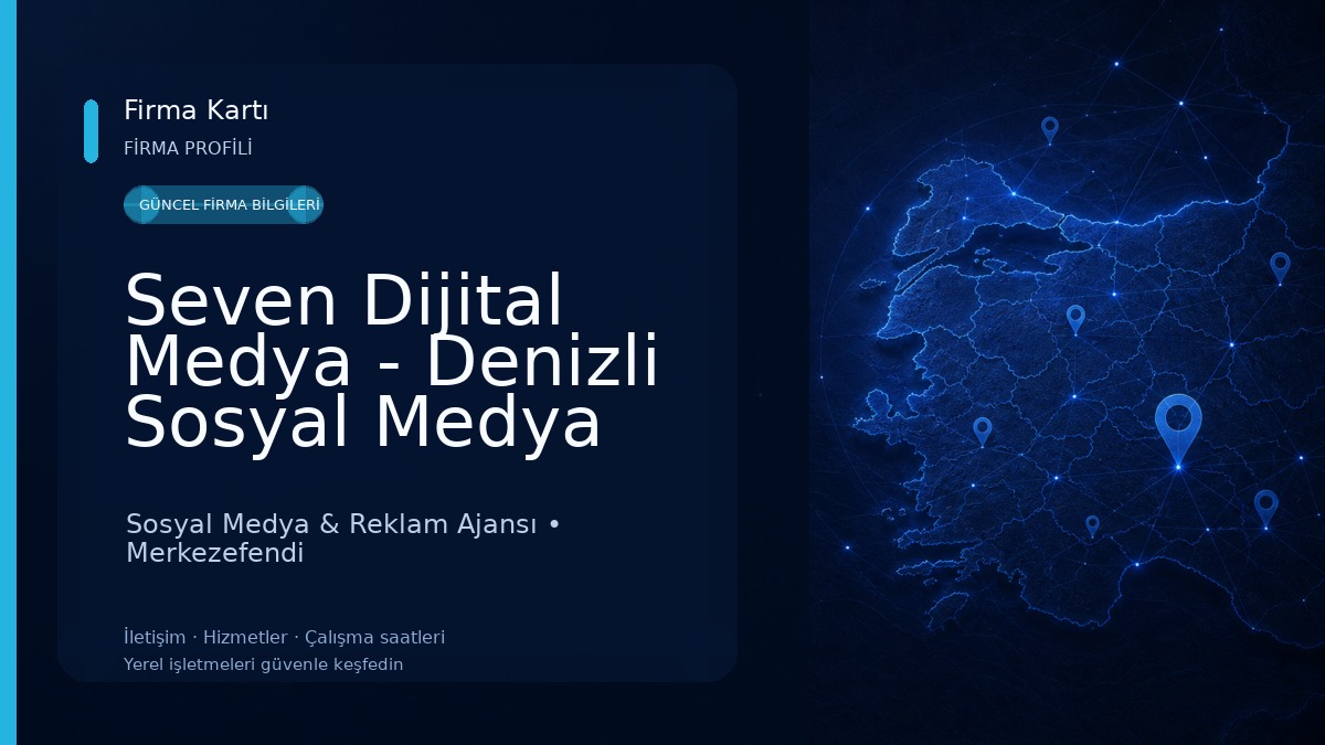 Seven Dijital Medya - Denizli Sosyal Medya Ajansı - Denizli web tasarım - Amazon Danışmanlığı - Seo Danışmanlığı Sosyal Medya & Reklam Ajansı