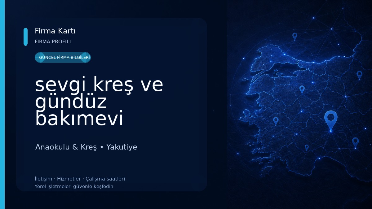 sevgi kreş ve gündüz bakımevi