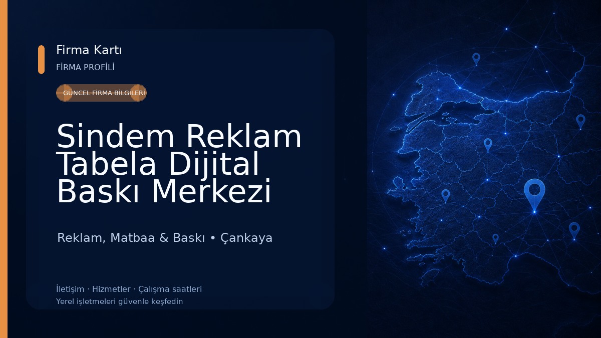 Sindem Reklam Tabela Dijital Baskı Merkezi (Matbaa)
