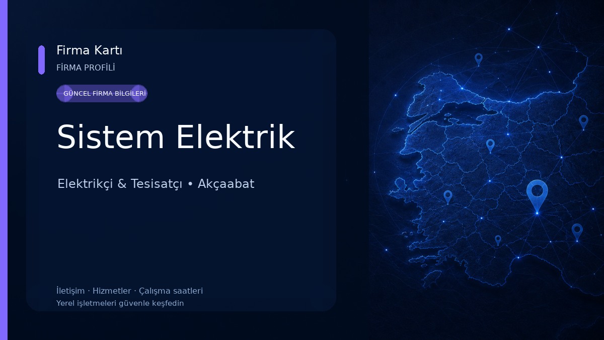 Sistem Elektrik Elektrikçi & Tesisatçı