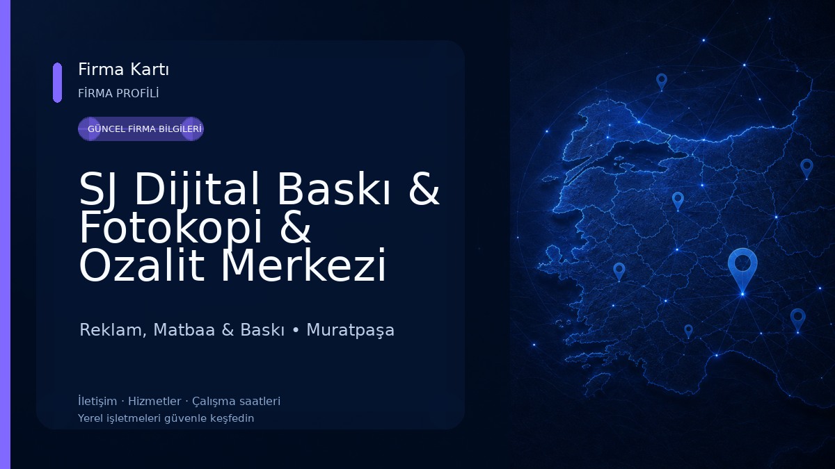 SJ Dijital Baskı & Fotokopi & Ozalit Merkezi Copy Center Reklam, Matbaa & Baskı