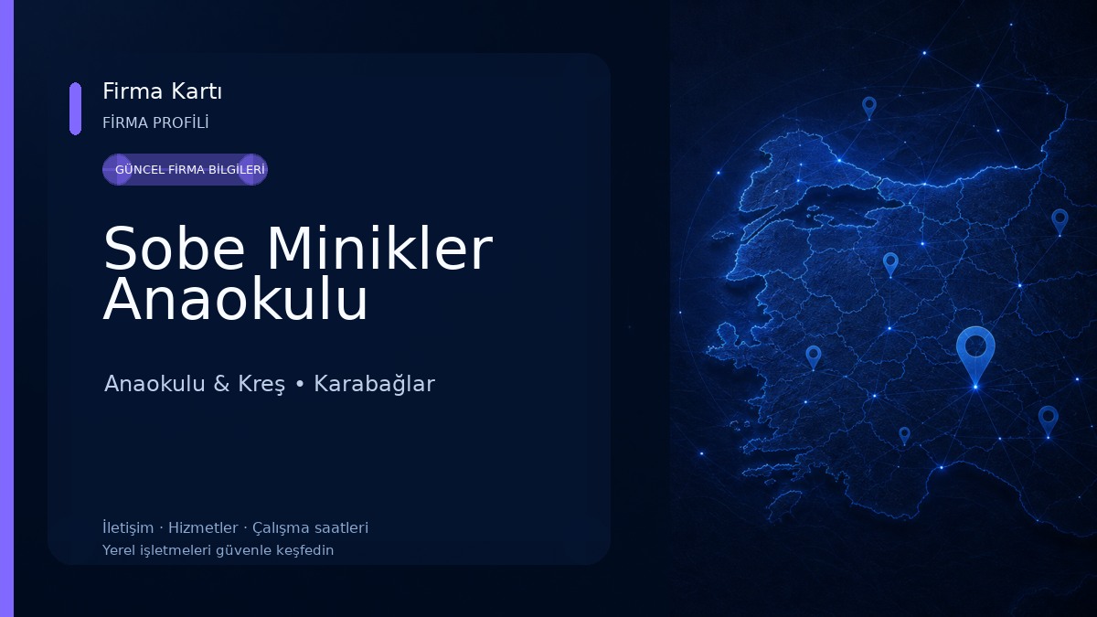 Sobe Minikler Anaokulu Anaokulu & Kreş