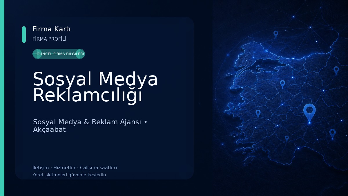 Sosyal Medya Reklamcılığı Sosyal Medya & Reklam Ajansı