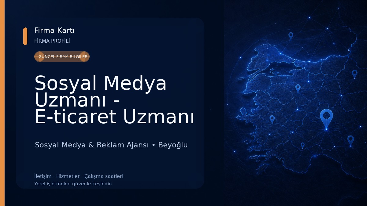 Sosyal Medya Uzmanı - E-ticaret Uzmanı - Seo Uzmanı - Grafik Tasarım - Dijital Pazarlama Uzmanı - Sosyal Medya & Reklam Ajansı