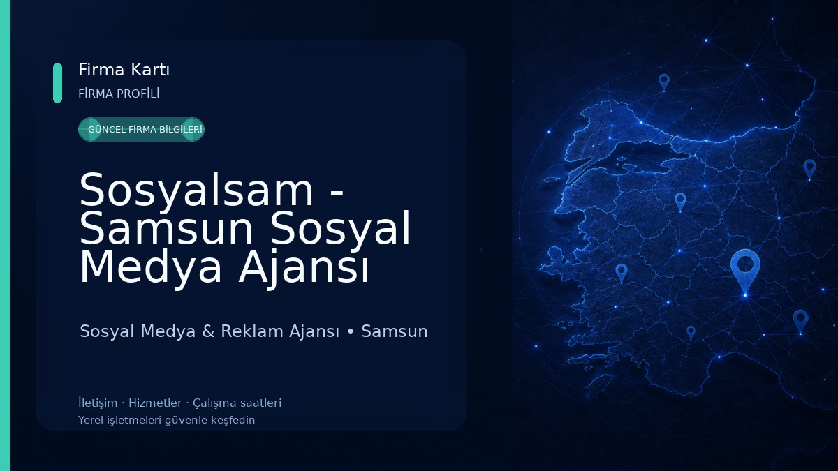 Sosyalsam - Samsun Sosyal Medya Ajansı