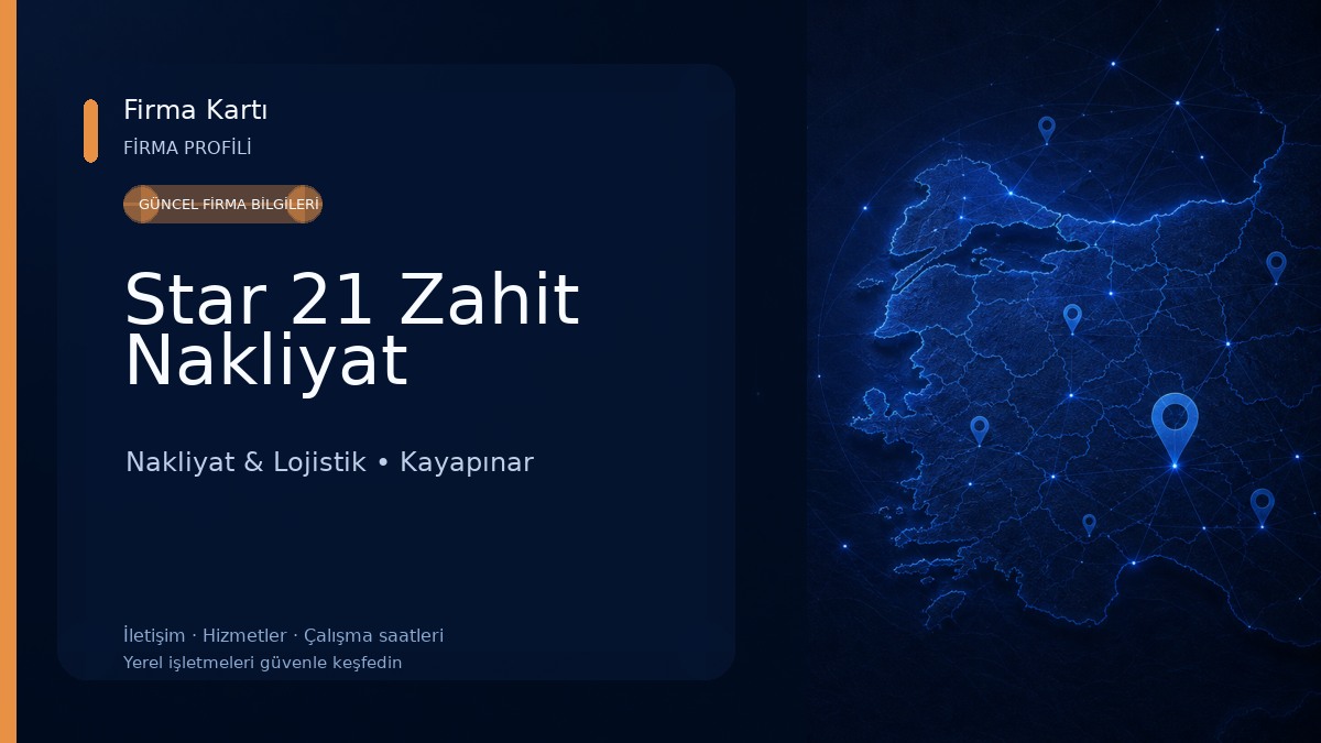 Star 21 Zahit Nakliyat