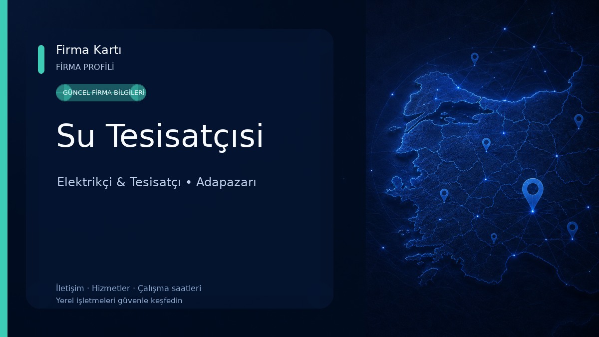 Su Tesisatçısi