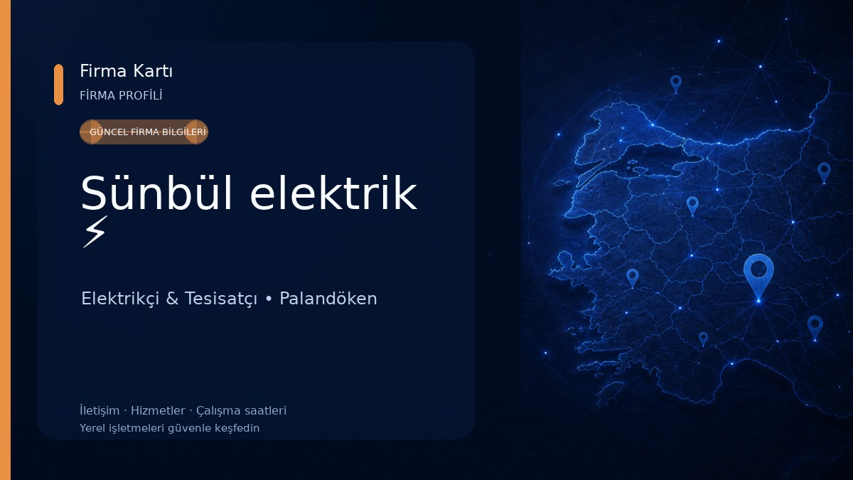 Sünbül elektrik ⚡