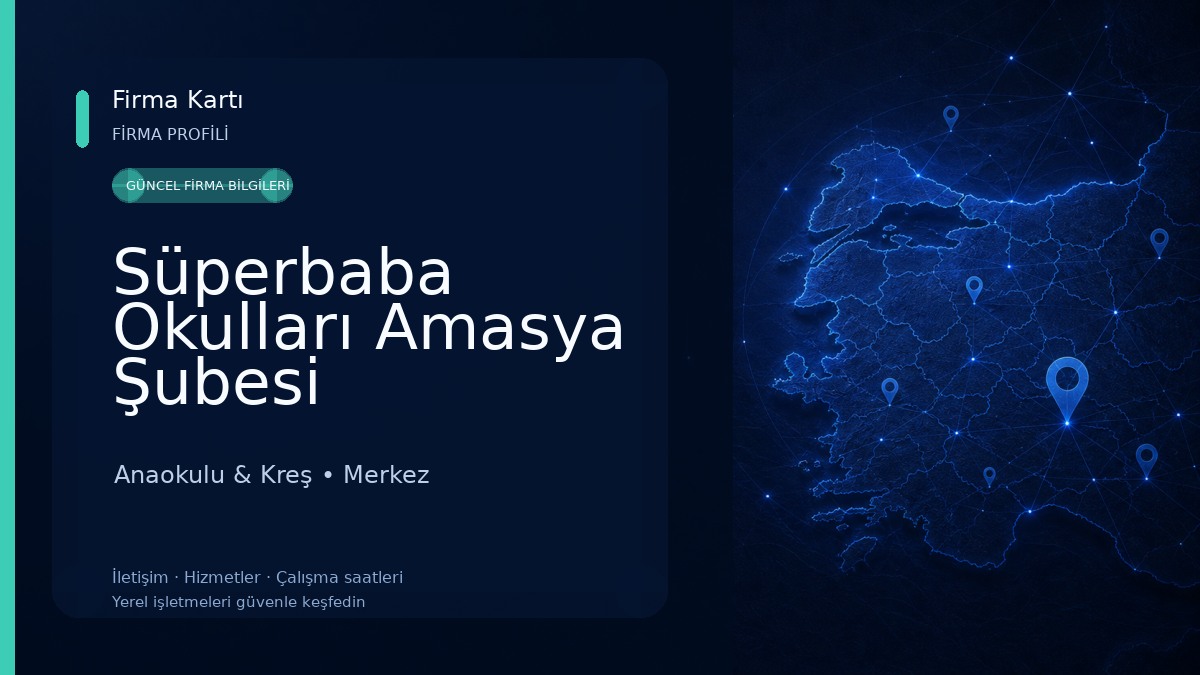 Süperbaba Okulları Amasya Şubesi Anaokulu & Kreş