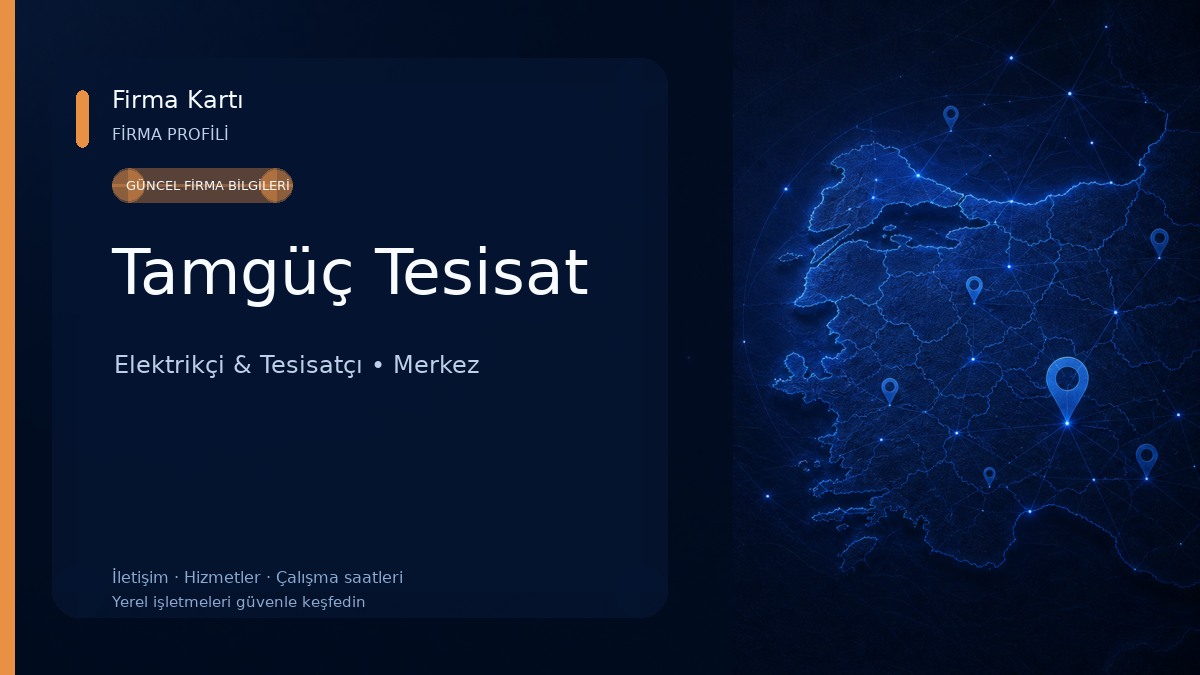 Tamgüç Tesisat
