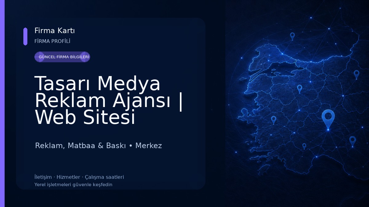 Tasarı Medya Reklam Ajansı | Web Sitesi Tasarımcısı