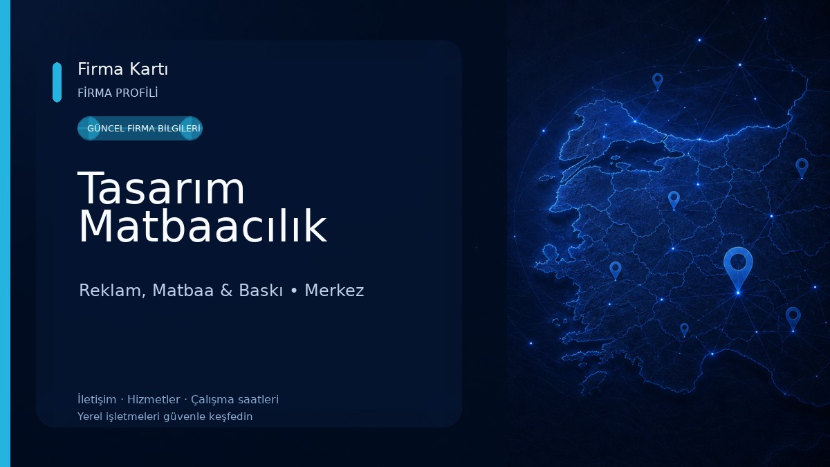 Tasarım Matbaacılık
