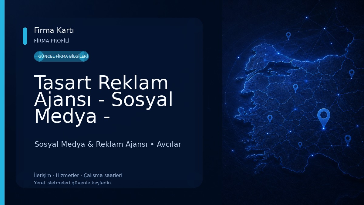 Tasart Reklam Ajansı - Sosyal Medya - Prodüksiyon Hizmetleri Sosyal Medya & Reklam Ajansı