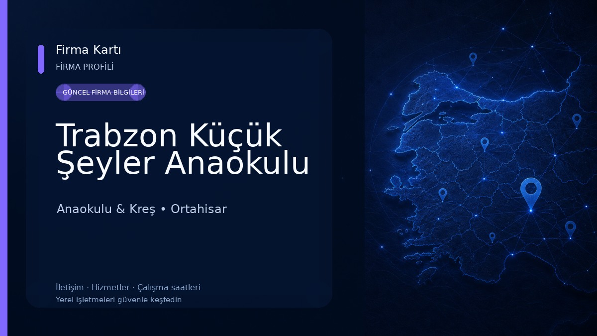 Trabzon Küçük Şeyler Anaokulu